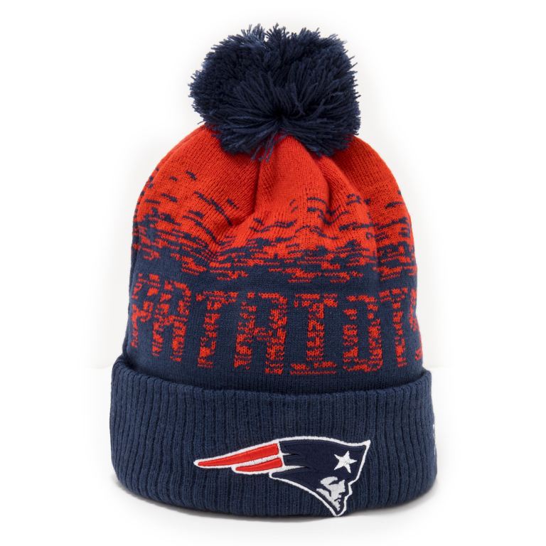 Gorras New Era Beanies Azules - New England Patriots Ombre Sport 96083NTZE